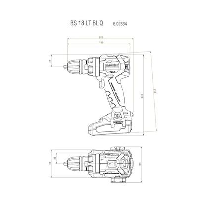 Metabo bs 18 lt bl q accu boormachine basic in metaloc - 602334840