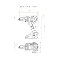 Metabo bs 18 lt bl q accu boormachine basic in metaloc - 602334840 - thumbnail