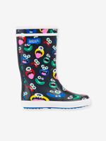 Regenlaarzen voor kinderen Lolly Pop Play AIGLE® inktblauw - thumbnail