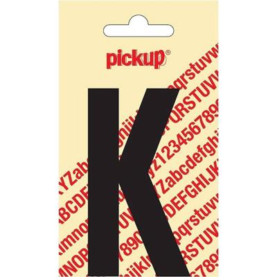 Plakletter Nobel Sticker zwarte letter K Pickup - Pickup