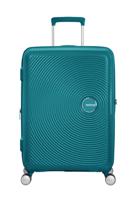 American Tourister trolley Soundbox Spinner 67 cm. Expandable donkergroen - thumbnail