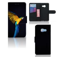 Samsung Galaxy A3 2017 | Telefoonhoesje | Met pasjeshouder | Papegaai - thumbnail