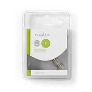 Satelliet- en Antenne-Adapter | F Female - Coax Male | Metaal