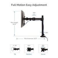 Fellowes Reflex Monitorarm enkel - thumbnail