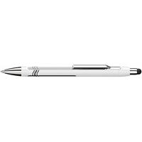 Schneider S-138701 Balpen Epsilon Touch Blauwschrijvend, Huls Wit/zilver - thumbnail
