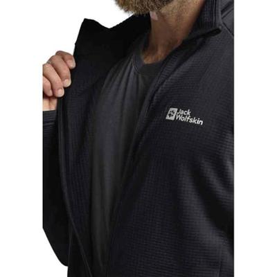 Jack wolfskin Kolenberg Fz Fleece Heren Phantom XL Jack wolfskin Kolenberg Fz Fleece Heren Phantom XL