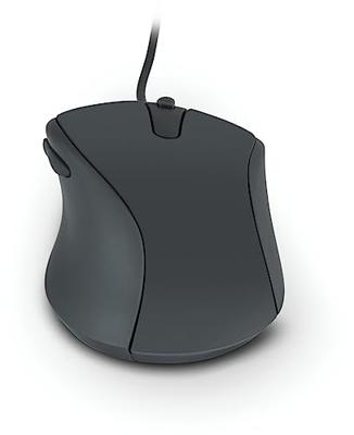SpeedLink Axon Silent Ergonomische muis USB Optisch Zwart 5 Toetsen 2400 dpi Ergonomisch