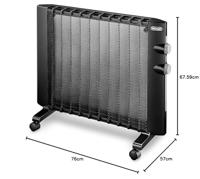 Verwarming DeLonghi Zwart 1000 W - thumbnail