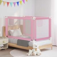 VidaXL Bedhekje peuter 140x25 cm stof roze - thumbnail