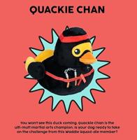 Fuzzyard duck quackie chan pluche - thumbnail