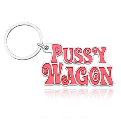 Sleutelhanger Pussy Wagon Kill Bill Roze voor Heren