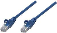 Intellinet 326018 RJ45 Netwerkkabel, patchkabel CAT 5e U/UTP 20.00 m Blauw 1 stuk(s) - thumbnail