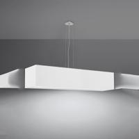 Langwerpige witte Kroonluchter SANTA 120 - thumbnail