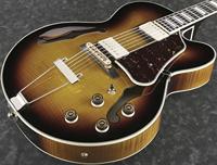 Ibanez Artcore Expressionist AF95FM Antique Yellow Sunburst semi-akoestische gitaar - thumbnail