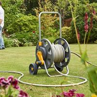 Tuinslanghaspel verrijdbaar compleet met 20m slang voorgemonteerd - thumbnail