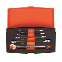 Bahco 1RM/S5 Steek-ringratelsleutelset 5-delig Sleutelbreedte (metrisch) 8 - 19 mm - thumbnail