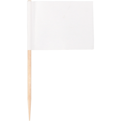 Depa Prikker | vlagprikker | Hout | 65mm | wit | 12000 stuks