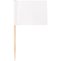 Depa Prikker | vlagprikker | Hout | 65mm | wit | 12000 stuks - thumbnail