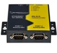 Brainboxes RS422/485 2-poorts Ethernet naar seriële adapter - thumbnail