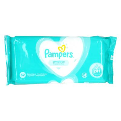 Pampers Pampers Sensitive Billendoekjes Parfumvrij 52 stuks