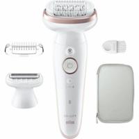 Elektrische epilator - BRAUN - Silk-épil 9 - Gemakkelijk ontharen - Langdurig zachte huid - 9-030 - Wit / Roze - thumbnail