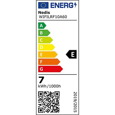 Nedis WIFILRF10A60 Smartlife Led Filamentlamp Wi-fi E27 806 Lm 7 W Warm Wit Glas Android / Ios Peer