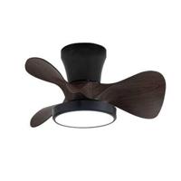 CristalRecord Plafondventilator Moll Mini Ø 56 cm hout zwart - thumbnail