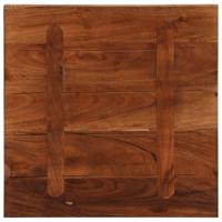 Tafelblad vierkant 50x50x2,5 cm massief gerecycled hout - thumbnail