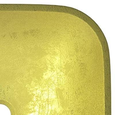 Wasbak 42x42x14 cm glas goudkleurig Wasbak 42x42x14 cm glas goudkleurig