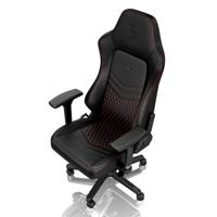 Noblechairs Hero echt leer zwart/rood - thumbnail