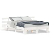 Bedframe met lade Wit Hout - thumbnail