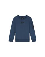 Malelions Zomer sweater jongens - navy blauw - nylon pocket - thumbnail