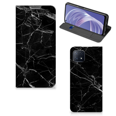 OPPO A73 5G | Standcase | Marmer Zwart - Origineel Cadeau Vader