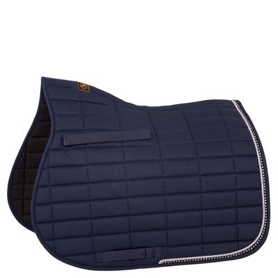 BR Glamour Chic zadeldek donkerblauw maat:vs full