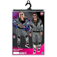 Disco Trainingspak Reflecterend Zilver Unisex - thumbnail