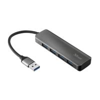 Trust Halyx 4-Poorts Usb 3.2 Gen1-Hub, Grijs - thumbnail