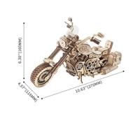 Robotime Cruiser Motorcycle DIY Miniatuur Knutselen - thumbnail