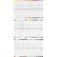 Creativ Company Tekenstift, lijndikte 1+8 mm, standaardkleuren, 48 stuk/ 1 doos - thumbnail