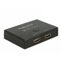 DeLOCK hdmi 2 - 1 switch bidirectional 4k 60 hz hdmi switch (zwart) - thumbnail