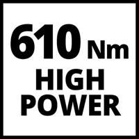 Einhell TC-PW 610 4138960 Pneumatische slagmoersleutel Draaimoment (max.): 610 Nm - thumbnail