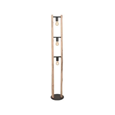 LABEL51 Vloerlamp 'Woody' Hout, 3-lamps LABEL51 Vloerlamp 'Woody' Hout, 3-lamps