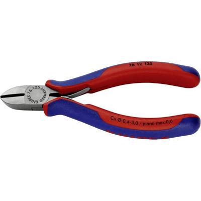 Knipex Zijsnijtang Voor elektromechanica | verzonken scharnier | met facet | 125 mm - 7612125