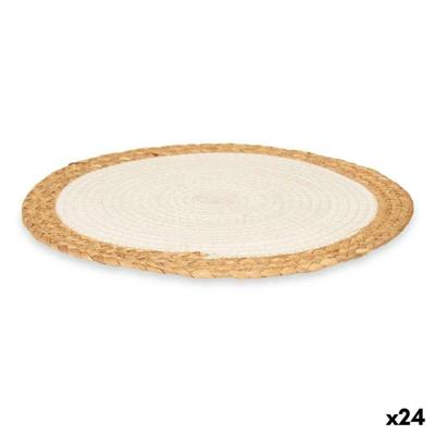 Placemat Kinvara TS23885-W TS23885-W Wit Bruin Katoen Zeealgen 35 x 0,6 x 35 cm (24 Stuks)