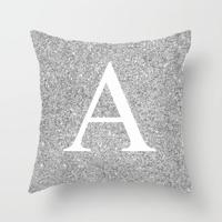Letters kussensloop 45 * 45cm katoen linnen gooien kussensloop decoratieve kussenslopen (A) - thumbnail