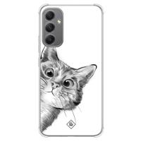 Samsung Galaxy A34 shockproof hoesje - Kat kiekeboe - thumbnail