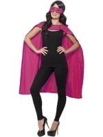 Cape met Oogmasker Pink - thumbnail