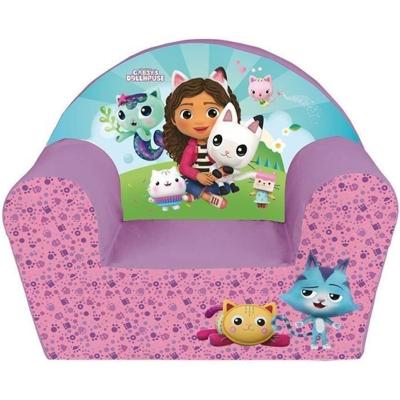 Clubstoel voor kinderen GABBY AND THE MAGIC HOUSE - Fun House - L.52 x D.33 x H.42 cm - herkomst Frankrijk Clubstoel voor kinderen GABBY AND THE MAGIC HOUSE - Fun House - L.52 x D.33 x H.42 cm - herkomst Frankrijk