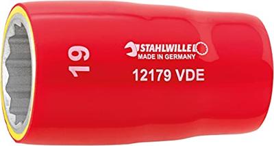 Stahlwille 12179 VDE-24 03370024 Dubbel zeskant Dopsleutelinzetstuk 24 mm 1/2 (12.5 mm)