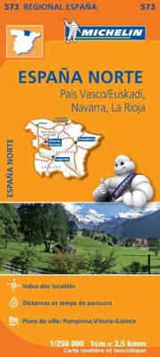 Michelin Wegenkaart 573 Spanje Noord - Baskenland/Euskadi, Navarra (Paperback) Michelin Wegenkaart 573 Spanje Noord - Baskenland/Euskadi, Navarra (Paperback)