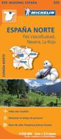 Michelin Wegenkaart 573 Spanje Noord - Baskenland/Euskadi, Navarra (Paperback) - thumbnail